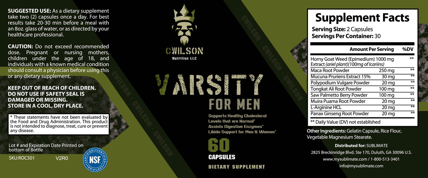Libido Boosting Supplements | CWilson Nutrition LLC
