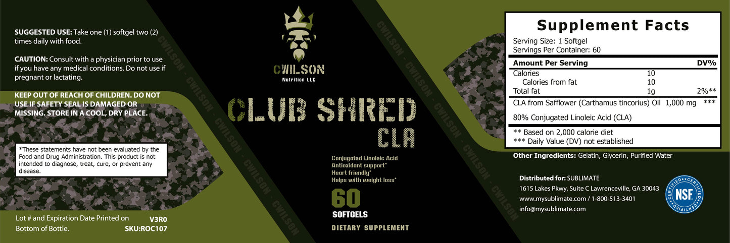 Club Shred CLA
