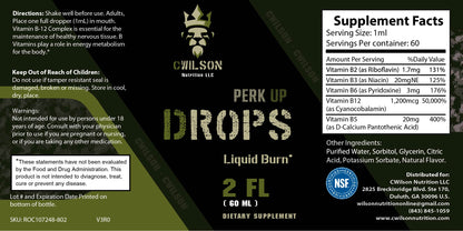 Dietary Supplement Drops | Energy Supplement | CWilson Nutrition LLC