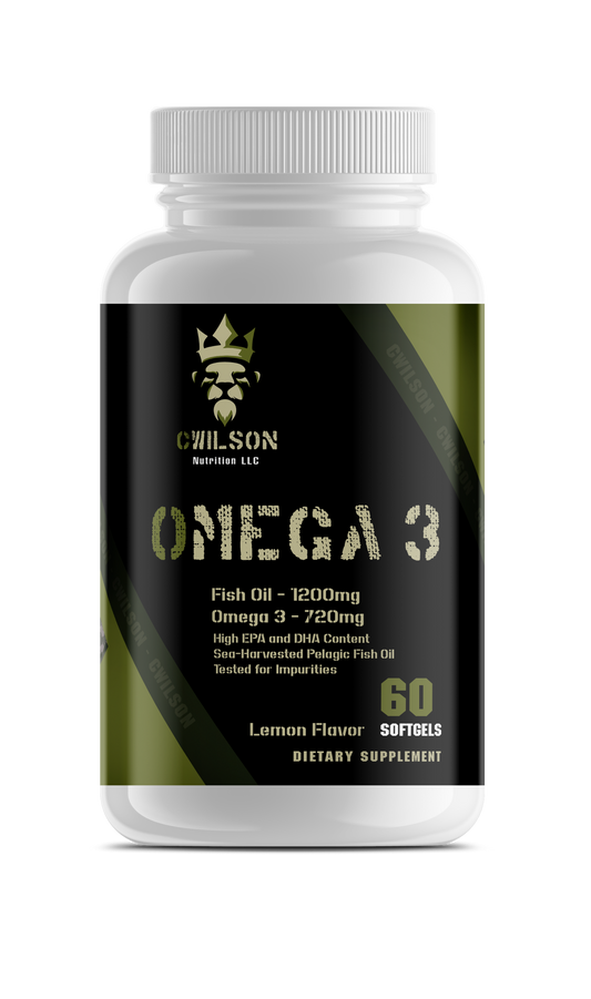 Omega 3 Supplement | Fish Oil Softgels | CWilson Nutrition LLC